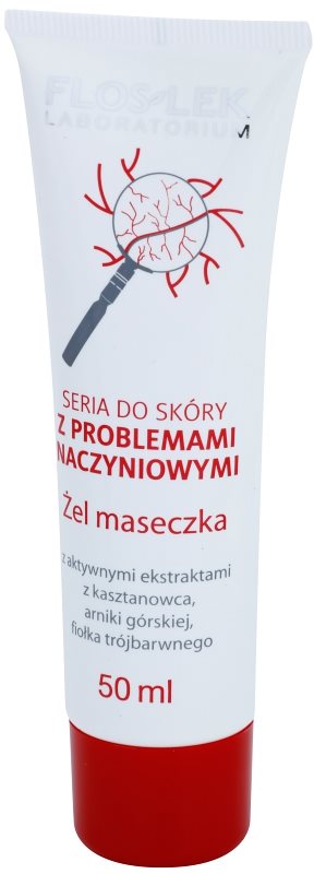 FlosLek Laboratorium Dilated Capillaries mascarilla-gel de noche para eliminar rojeces