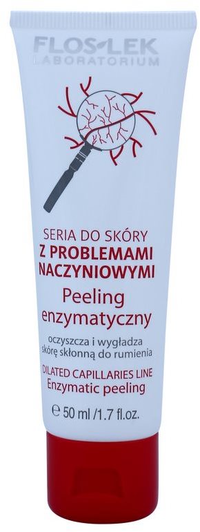 FlosLek Laboratorium Dilated Capillaries peeling enzymatyczny do skóry wrażliwej i podrażnionej