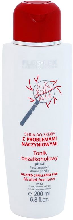 FlosLek Laboratorium Dilated Capillaries tónico facial sin alcohol