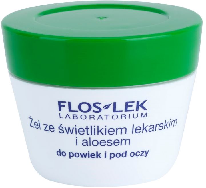 FlosLek Laboratorium Eye Care gel contour des yeux à l'euphraise et aloe vera