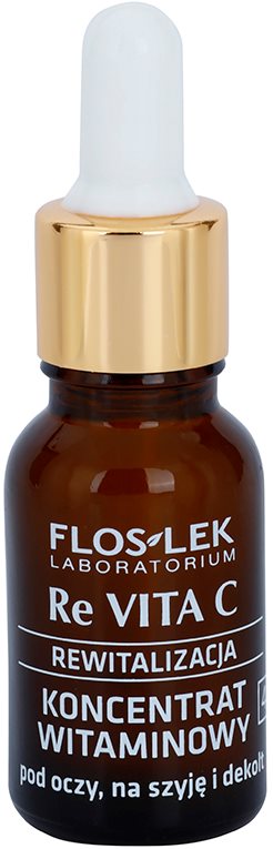 FlosLek Laboratorium Re Vita C 40+ vitaminski koncentrat za predel okoli oči, vrat in dekolte