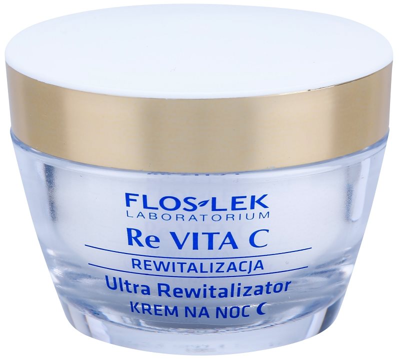 FlosLek Laboratorium Re Vita C 40+ intenzivní noční krém pro revitalizaci pleti