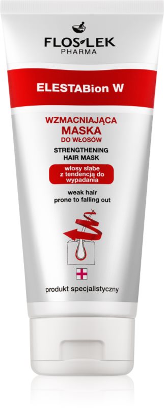 FlosLek Pharma ElestaBion W подсилваща маска за слаба коса