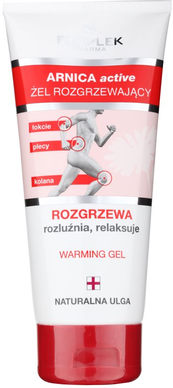 FlosLek Pharma Arnica Active melegítő gél izmok és izületek ellazítására