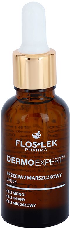 FlosLek Pharma DermoExpert Oils arcolaj ránctalanító hatással