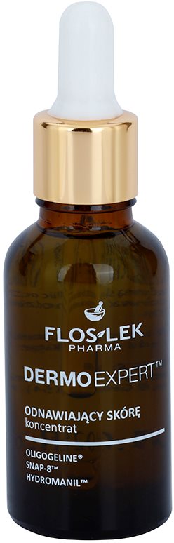 FlosLek Pharma DermoExpert Concentrate obnovitveni serum za obraz za obraz, vrat in dekolte
