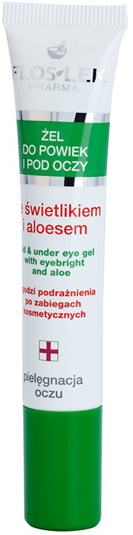 FlosLek Pharma Eye Care gel contour des yeux à l'euphraise et aloe vera