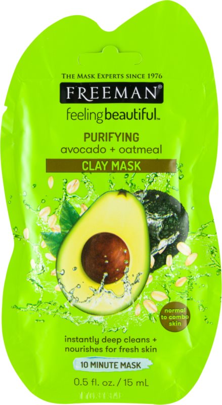 Freeman Feeling Beautiful maseczka do twarzy z kaolinem głęboko oczyszczające