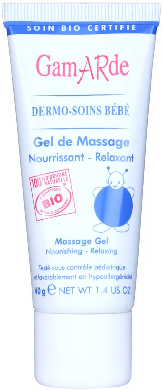Gamarde Bébé gel de masaje relajante y nutritivo para la piel del bebé