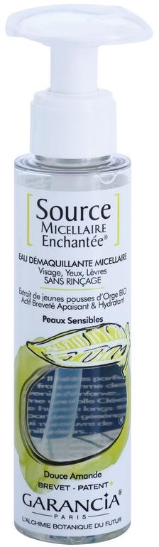 Garancia Enchanted Micellar Water Almond agua limpiadora para rostro y ojos