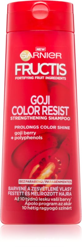 Garnier Fructis Goji Color Resist posilňujúci šampón pre farbené vlasy