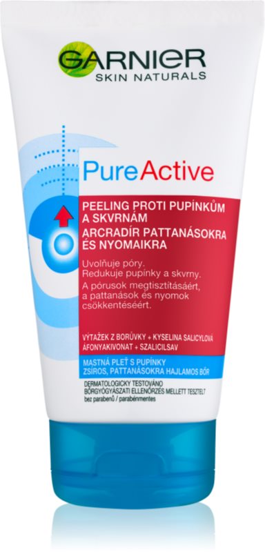 Garnier Pure Active peeling proti pupienkom