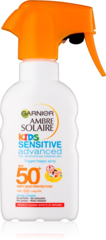 Garnier Ambre Solaire Sensitive Advanced spray protector pentru copii SPF 50+