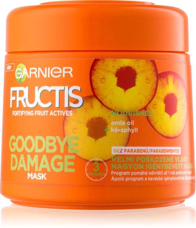 Garnier Fructis Damage Repair posilující maska pro velmi poškozené vlasy