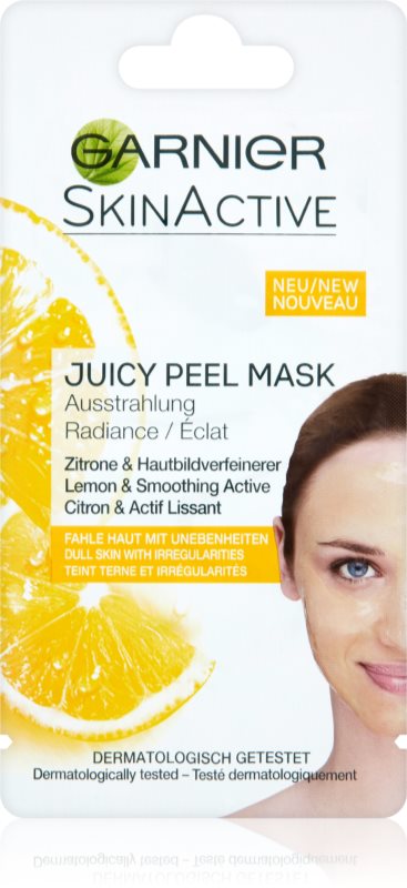 Garnier Skin Active rozjasňující maska pro mdlou, nesjednocenou pleť