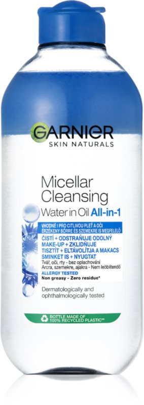 Garnier Skin Naturals Nourishing Micellar Water for Very Sensitive Eyes and Contact Lens Wearers