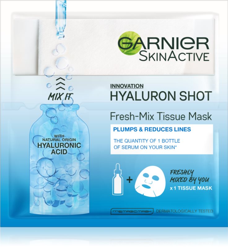 Garnier Skin Naturals Fresh Mix Mask Hyaluron maska za suho kožo
