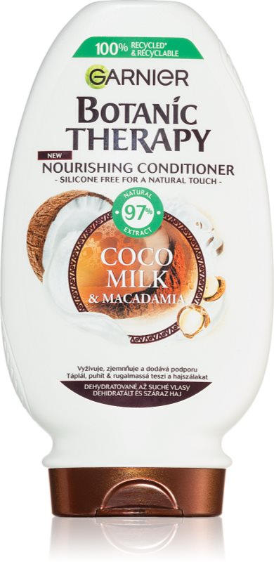 Garnier Botanic Therapy Coco Milk & Macadamia hranilni balzam za suhe in grobe lase