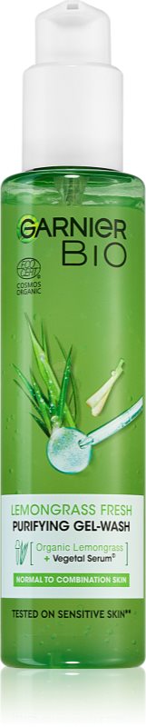 Garnier Bio Lemongrass gel nettoyant détoxifiant