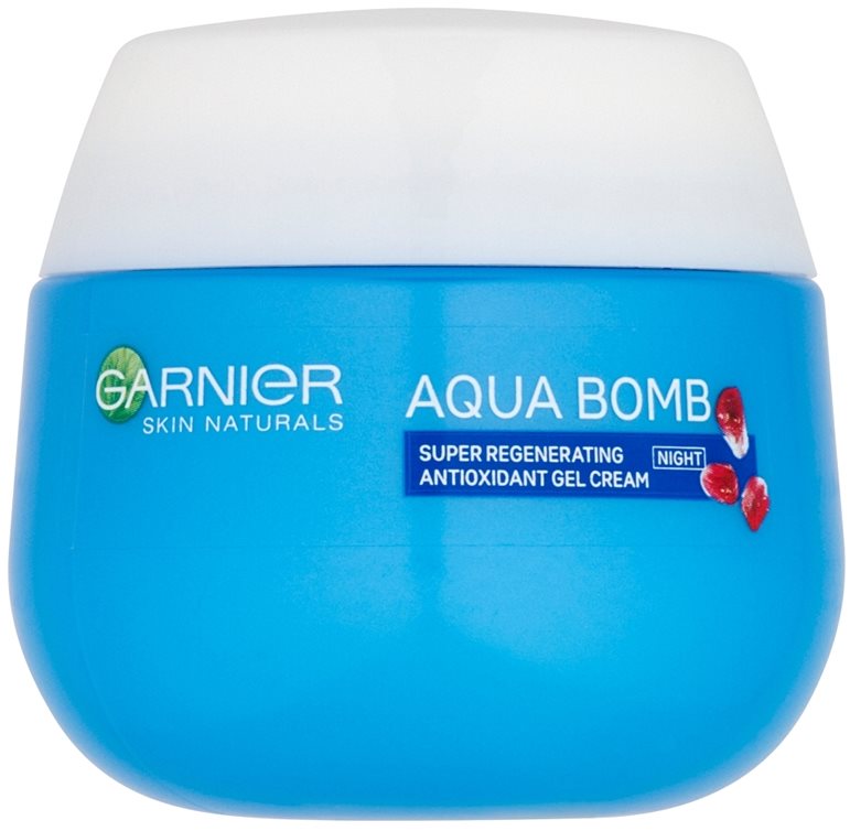 Garnier Skin Naturals Aqua Bomb regeneračný antioxidačný gélový krém na noc