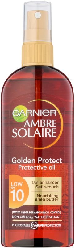 Garnier Ambre Solaire Golden Protect olejek do opalania SPF 10