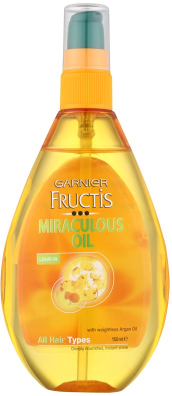 Garnier Fructis Miraculous Oil óleo nutritivo para todos os tipos de cabelos