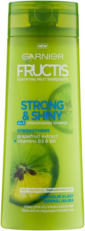 Garnier Fructis Strong & Shiny 2in1 szampon wzmacniający do włosów normalnych
