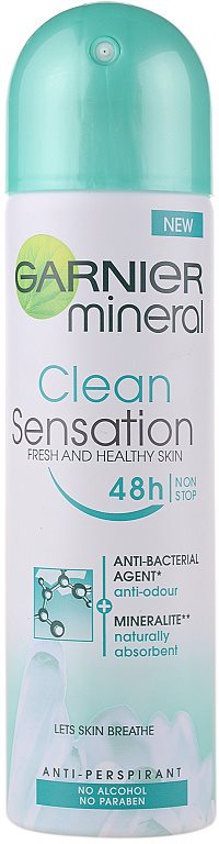 Garnier Mineral Clean Sensation antiperspirant ve spreji
