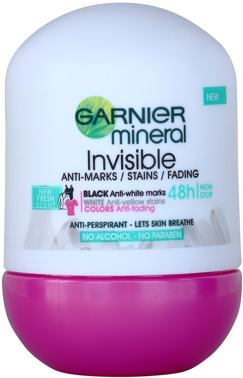 Garnier Mineral Invisible antiperspirant roll-on