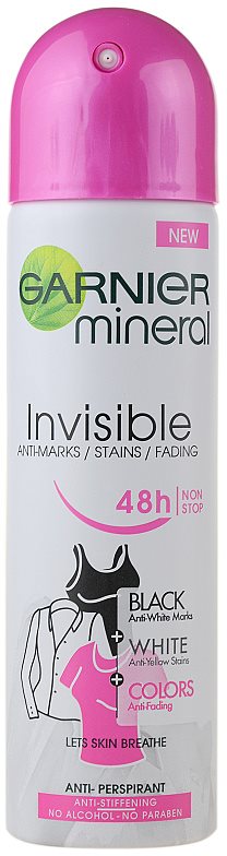 Garnier Mineral Invisible spray anti-perspirant