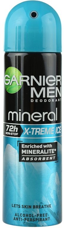 Garnier Men Mineral X-treme Ice antiperspirant ve spreji