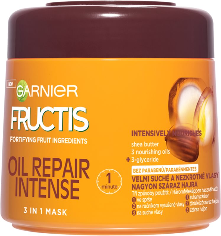 Garnier Fructis Oil Repair Intense večnamenska maska 3v1