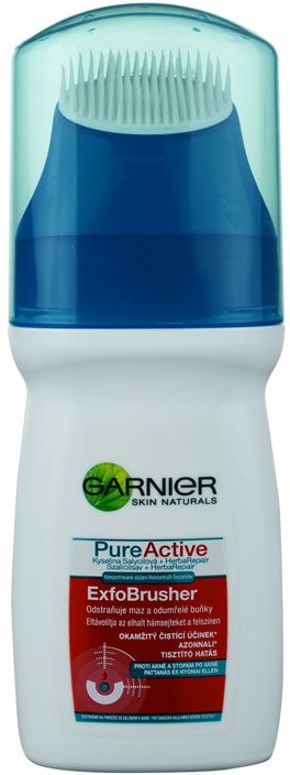 Garnier Pure Active gel de limpeza com escova