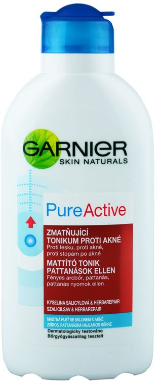 Garnier Pure Active čisticí tonikum pro problematickou pleť, akné