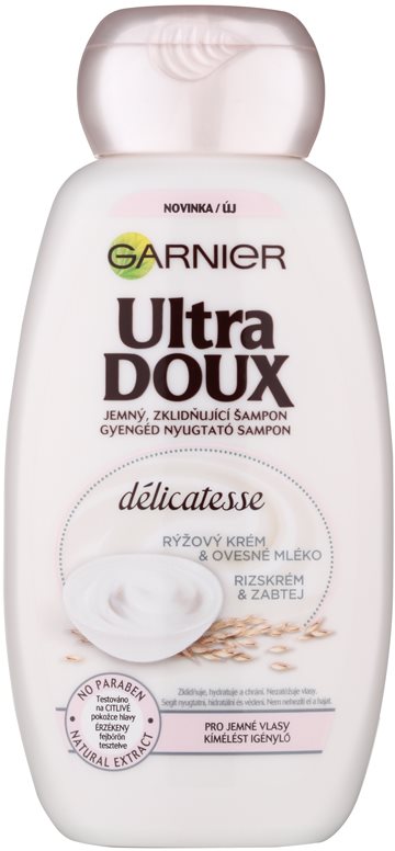 Garnier Ultra Doux champô apaziguador para cabelo fino