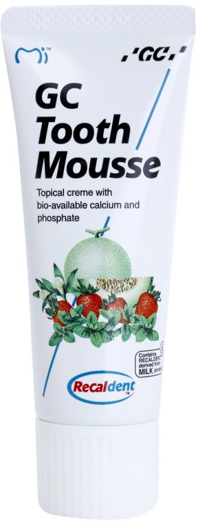 GC Tooth Mousse Tutti Frutti remineralizirajuća zaštitna krema za osjetljive zube bez fluorida
