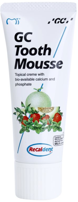 GC Tooth Mousse Vanilla remineralizačný ochranný krém pre citlivé zuby bez fluóru