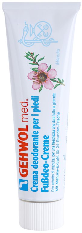 Gehwol Med deodorant crema intensiva cu protecție de lungă durată pentru picioare