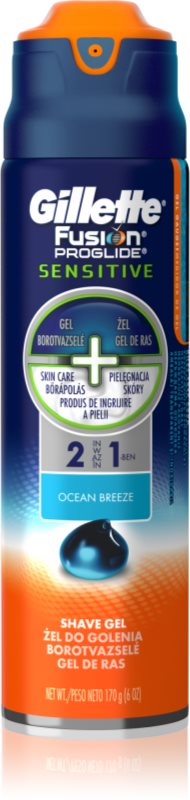 Gillette Fusion Proglide Sensitive Shaving Gel 2 In 1