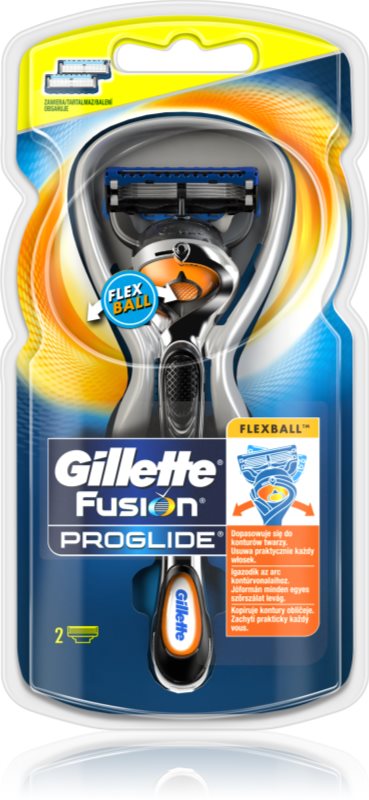 Gillette Fusion Proglide Flexball rasoir + têtes de rechange 2 pcs