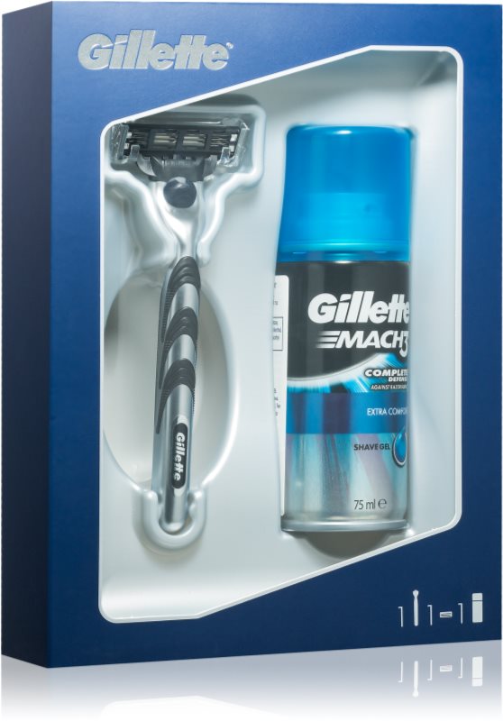 Gillette Mach 3 Complete Defense dárková sada I.