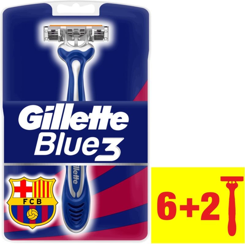 Gillette Blue 3 FCBarcelona Einweg-Rasierapparat