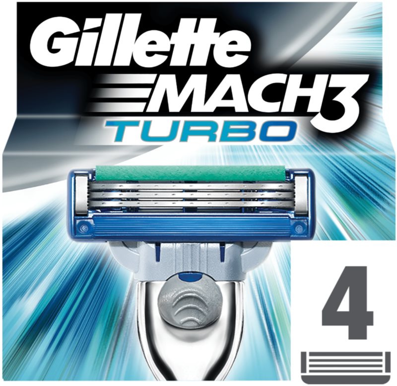Gillette Mach 3 Turbo recarga de lâminas