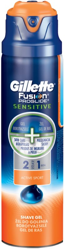 Gillette Fusion Proglide Sensitive τζελ ξυρίσματος 2 σε 1