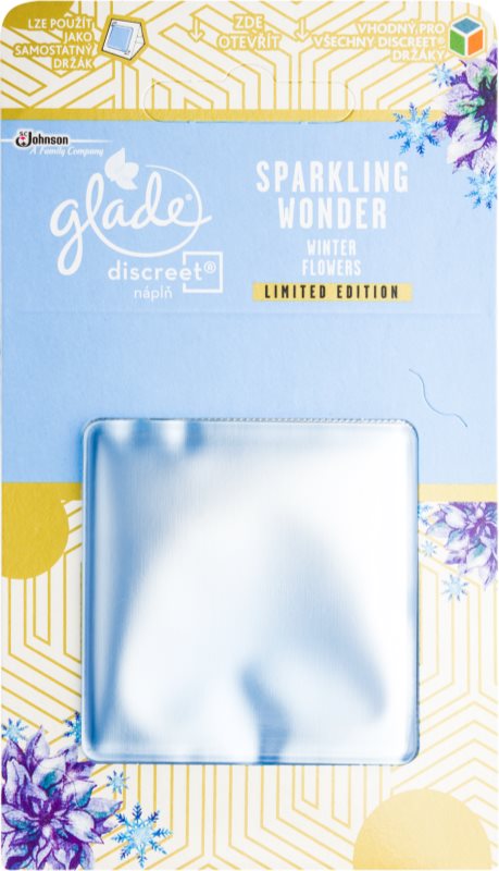 Glade Discreet Refill Air Freshener 8 g Winter Flowers Limited Edition