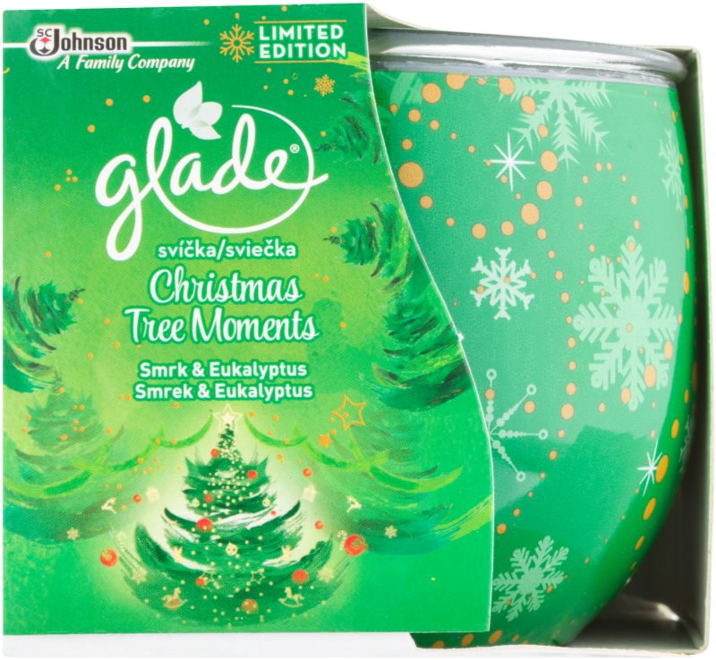Glade Christmas Tree Moments illatos gyertya 120 g