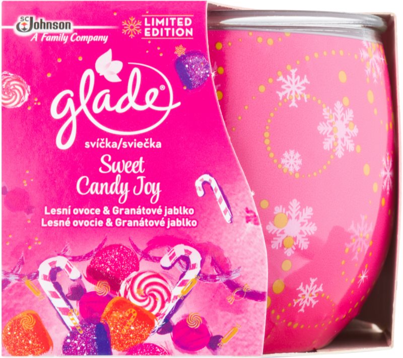 Glade Sweet Candy Joy Scented Candle 120 g
