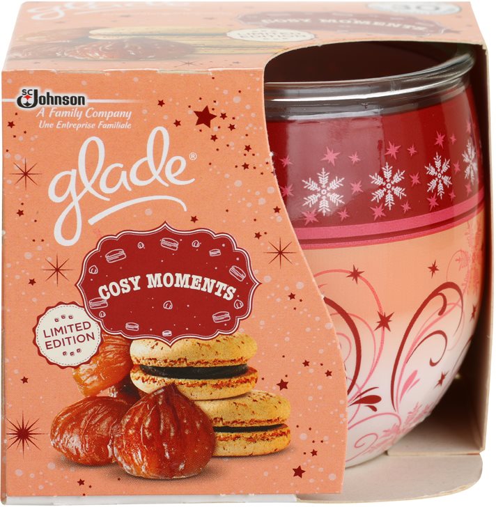 Glade Cosy Moments bougie parfumée 120 g