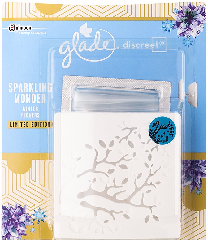 Glade Discreet Electric Deodorante 8 g con ricarica Sparkling Wonder