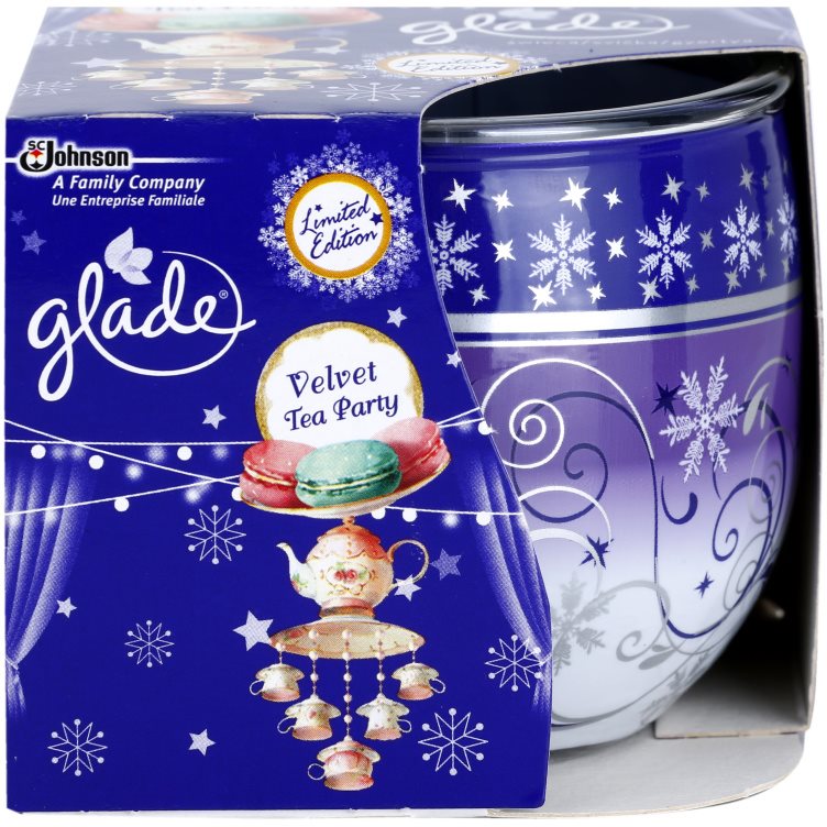 Glade Velvet Tea Party świeczka zapachowa 120 g